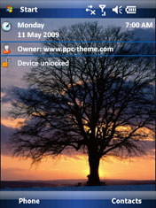 Tree at Sunset ppc theme